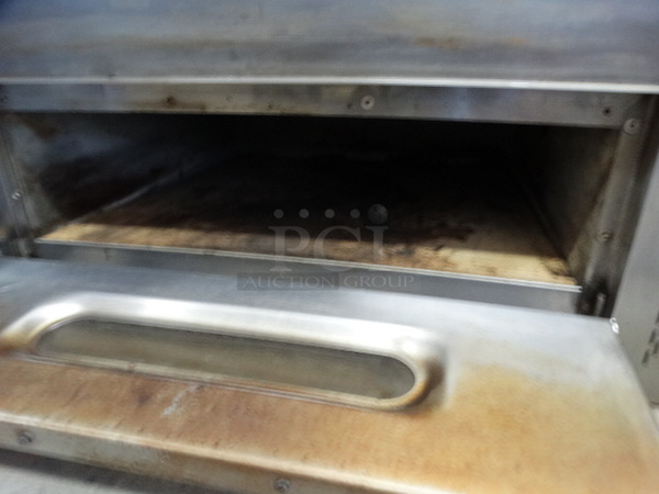 NICE! Stainless Steel Commercial Countertop Electric Powered Pizza Oven. 8.5x23x13 - Image 5 of 7