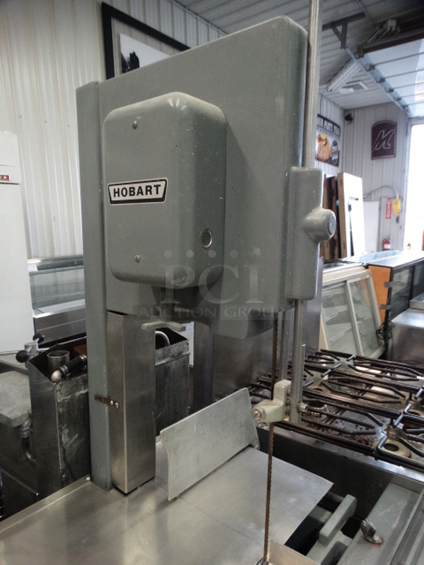 FANTASTIC! Hobart Metal Commercial Floor Style Meat Saw. 38x34x74 - Image 4 of 9