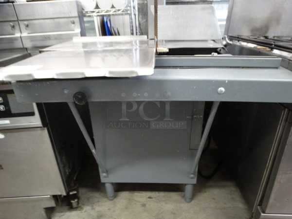 FANTASTIC! Hobart Metal Commercial Floor Style Meat Saw. 38x34x74 - Image 8 of 9