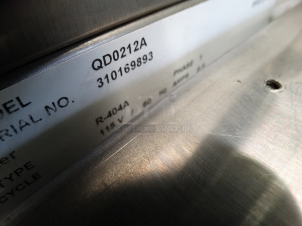 SWEET! Manitowoc Model QD0212A Stainless Steel Commercial Air Cooled Self Contained Ice Machine. 115 Volts, 1 Phase. 26x25x39 - Image 7 of 7