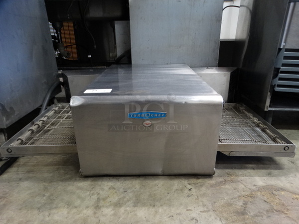 AMAZING! 2010 Turbochef Model HhC2020 Stainless Steel Commercial Countertop Electric Powered Conveyor Rapid Cook Oven. 208/240 Volts, 3 Phase. 49x33x12
