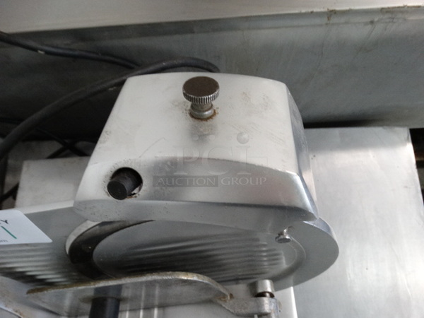 NICE! Globe Model GC9 Stainless Steel Commercial Countertop Meat Slicer w/ Blade Sharpener. 115 Volts, 1 Phase. 18x15x16. Tested and Working! - Image 5 of 7