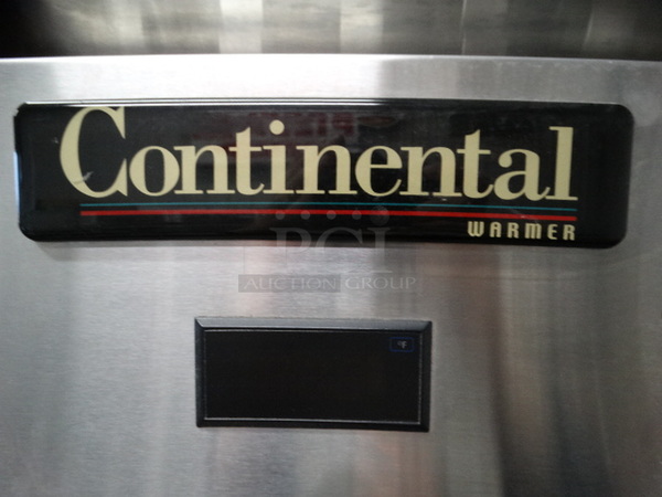 NICE! Continental Model DL1W-SS Stainless Steel Commercial Single Door Reach In Cooler on Commercial Casters. 115/208-230 Volts, 1 Phase. 26x34x83. Cannot Test - Unit Was Previously Hardwired - Image 5 of 8