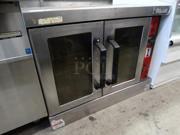 BEAUTIFUL! Vulcan Stainless Steel Commercial Gas Powered Full Size Convection Oven w/ View Through Doors, Metal Oven Racks and Thermostatic Controls. 40x31x31.5 - Image 3 of 8