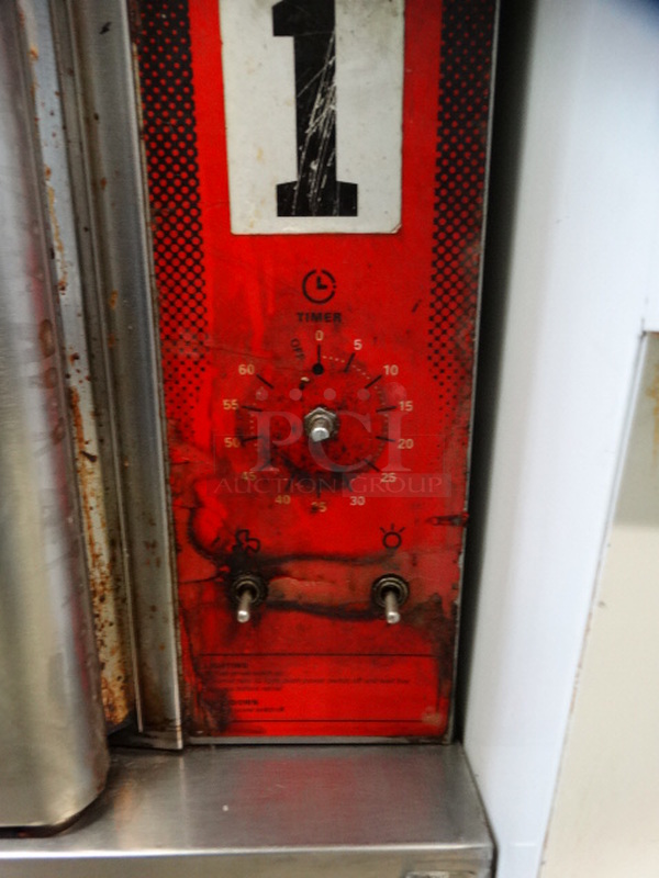 BEAUTIFUL! Vulcan Stainless Steel Commercial Gas Powered Full Size Convection Oven w/ View Through Doors, Metal Oven Racks and Thermostatic Controls. 40x31x31.5 - Image 6 of 8