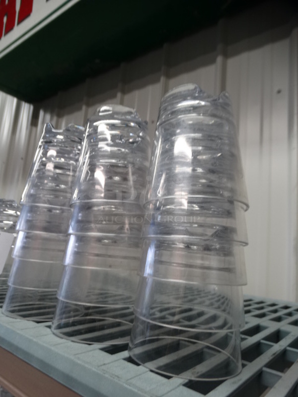 17 Poly Clear Beverage Tumblers. 3.5x3.5x4. 17 Times Your Bid! - Image 2 of 3