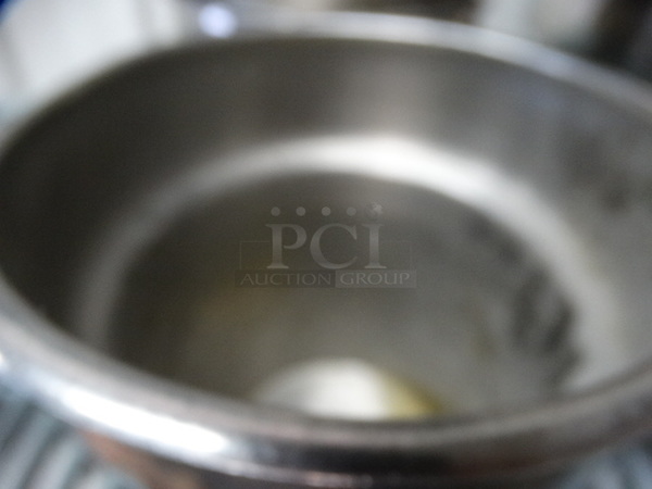 5 Stainless Steel Cylindrical Drop In Bins. 7.5x7.5x8. 5 Times Your Bid! - Image 3 of 3