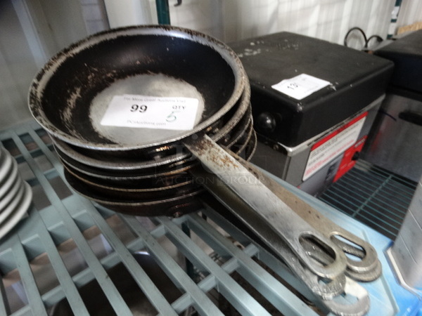 5 Metal Skillets. 8.5x14.5x2. 5 Times Your Bid!