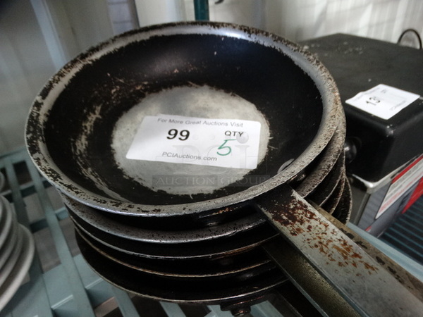5 Metal Skillets. 8.5x14.5x2. 5 Times Your Bid! - Image 2 of 2