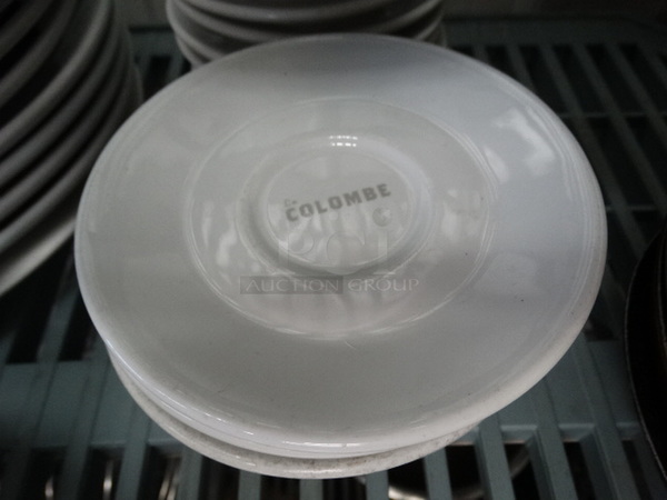 10 White Ceramic Saucers. 5.5x5.5x1. 10 Times Your Bid! - Image 2 of 3