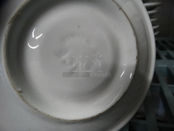 10 White Ceramic Saucers. 5.5x5.5x1. 10 Times Your Bid! - Image 3 of 3