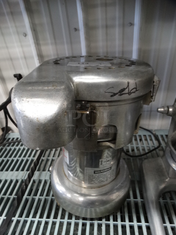 NICE! Stainless Steel Commercial Countertop Juicer. 14x16x19. Tested and Working! - Image 1 of 7