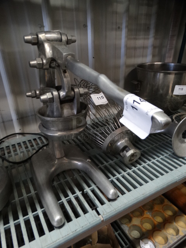 Metal Commercial Countertop Manual Juicer. 8x22x19 - Image 1 of 5