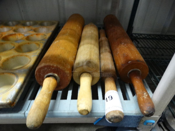 ALL ONE MONEY! Lot of 4 Rolling Pins! Includes 27" - Image 1 of 3