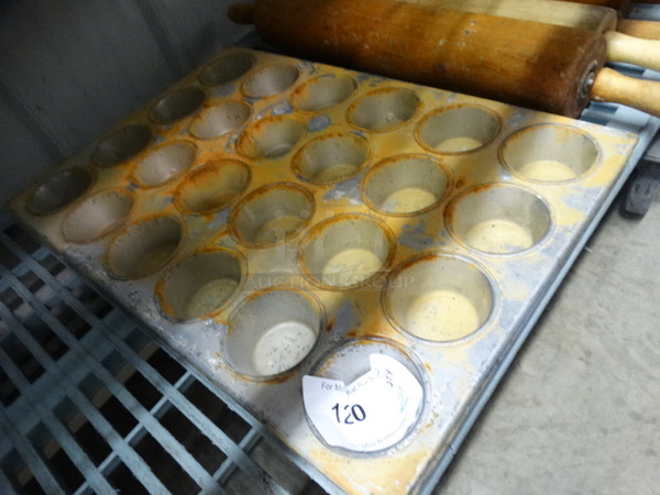 2 Metal 24 Cup Muffin Pans. 14x20.5x2. 2 Times Your Bid! - Image 3 of 4