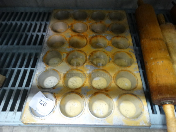2 Metal 24 Cup Muffin Pans. 14x20.5x2. 2 Times Your Bid! - Image 4 of 4