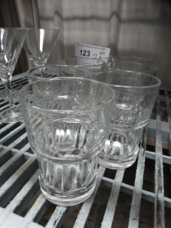 7 Beverage Glasses. 3.5x3.5x4.5. 7 Times Your Bid! - Image 2 of 3