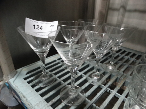 6 Martini Glasses. 4.25x4.25x7. 6 Times Your Bid! - Image 4 of 4