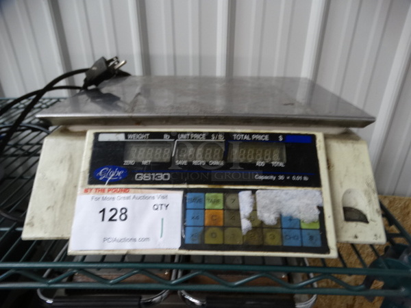 Globe Model GS130 Countertop Food Portioning Scale. 120 Volts, 1 Phase. 14x14x5. Tested and Working! - Image 1 of 5