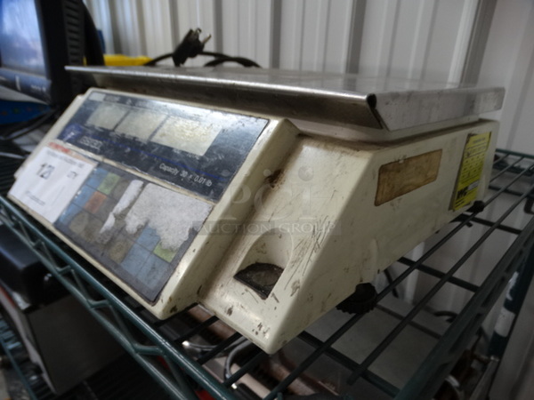 Globe Model GS130 Countertop Food Portioning Scale. 120 Volts, 1 Phase. 14x14x5. Tested and Working! - Image 3 of 5