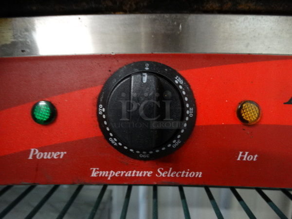 NICE! Avantco Model 177 Stainless Steel Commercial Countertop Double Panini Press. 22x14x9. Tested and Working! - Image 5 of 9