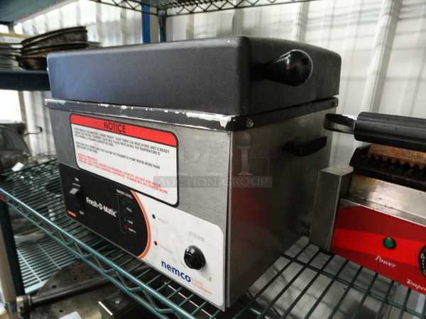 NICE! 2018 Nemco Model 6625B Stainless Steel Commercial Countertop Electric Steamer. 120 Volts, 1 Phase. 17x12x12. Tested and Working! - Image 2 of 6