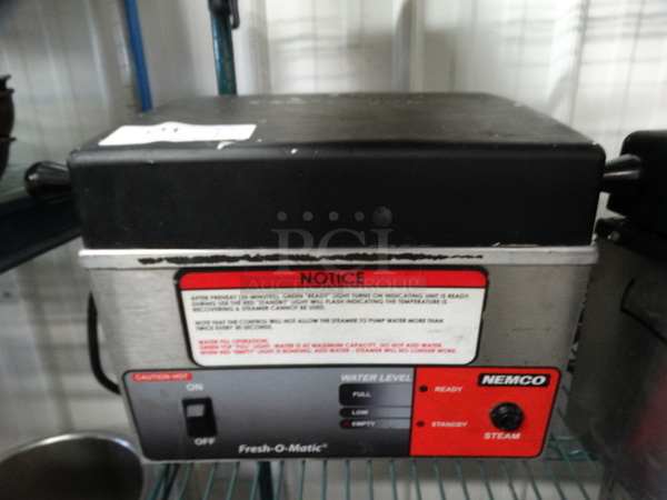 NICE! 2017 Nemco Model 6625B Stainless Steel Commercial Countertop Electric Steamer. 120 Volts, 1 Phase. 17x12x12. Tested and Working! - Image 1 of 6