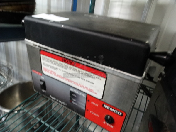 NICE! 2017 Nemco Model 6625B Stainless Steel Commercial Countertop Electric Steamer. 120 Volts, 1 Phase. 17x12x12. Tested and Working! - Image 2 of 6