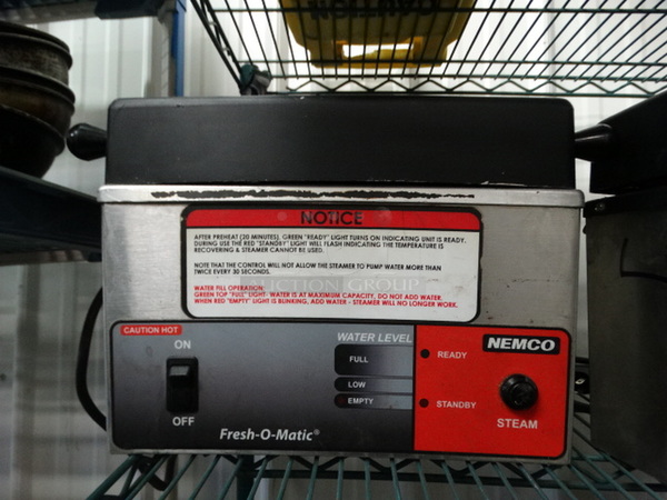 NICE! 2017 Nemco Model 6625B Stainless Steel Commercial Countertop Electric Steamer. 120 Volts, 1 Phase. 17x12x12. Tested and Working! - Image 4 of 6