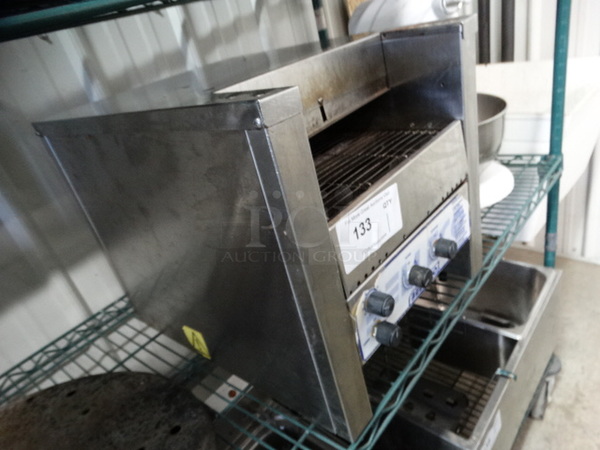 NICE! Belleco Model JT2-H Stainless Steel Commercial Countertop Conveyor Oven. 208 Volts, 1 Phase. 14x18x15. Cannot Test Due To Cut Cord - Image 3 of 6