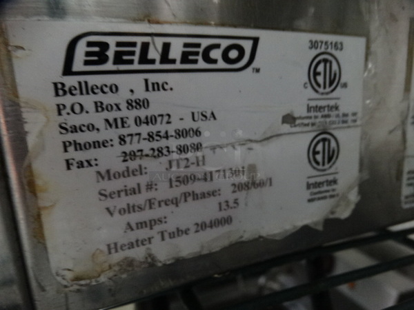 NICE! Belleco Model JT2-H Stainless Steel Commercial Countertop Conveyor Oven. 208 Volts, 1 Phase. 14x18x15. Cannot Test Due To Cut Cord - Image 5 of 6