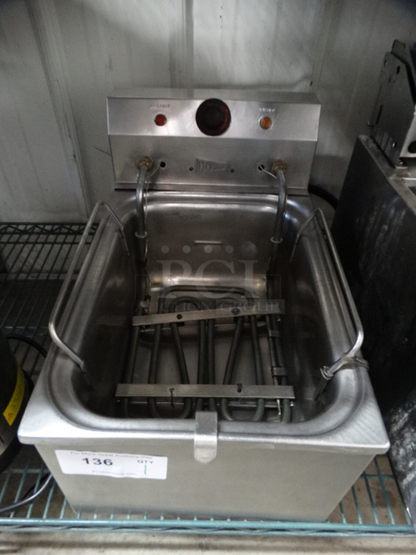 NICE! Cecilware Metal Countertop Electric Powered Fryer. 12x20x14