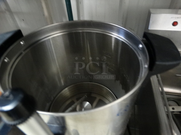 Metal Countertop Coffee Urn. 12x12x17 - Image 4 of 4