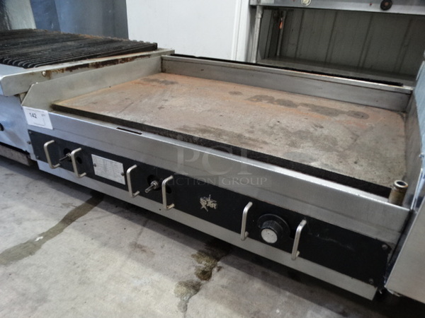 NICE! Star Model 636 Stainless Steel Commercial Countertop Gas Powered Flat Top Griddle. 20,000 BTU. 36x26x14 - Image 2 of 7