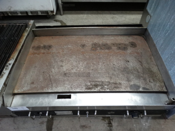 NICE! Star Model 636 Stainless Steel Commercial Countertop Gas Powered Flat Top Griddle. 20,000 BTU. 36x26x14 - Image 4 of 7
