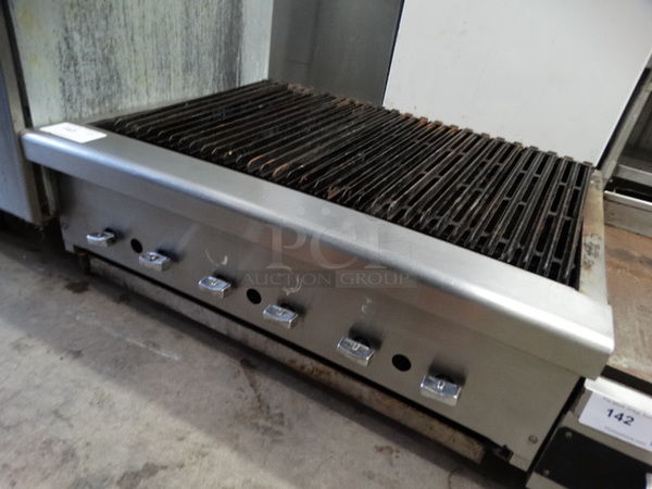 NICE! Stainless Steel Commercial Countertop Gas Powered Charbroiler Grill. 36x30x16 - Image 2 of 6