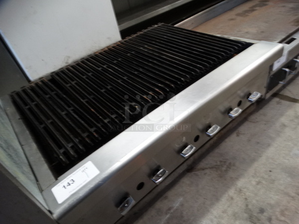 NICE! Stainless Steel Commercial Countertop Gas Powered Charbroiler Grill. 36x30x16 - Image 3 of 6