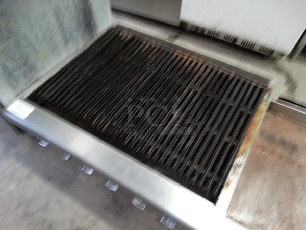 NICE! Stainless Steel Commercial Countertop Gas Powered Charbroiler Grill. 36x30x16 - Image 5 of 6