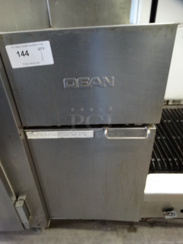 NICE! 2007 Dean Model SR142GN Stainless Steel Commercial Natural Gas Powered Deep Fat Fryer. 105,000 BTU. 15.5x29x48 - Image 5 of 8