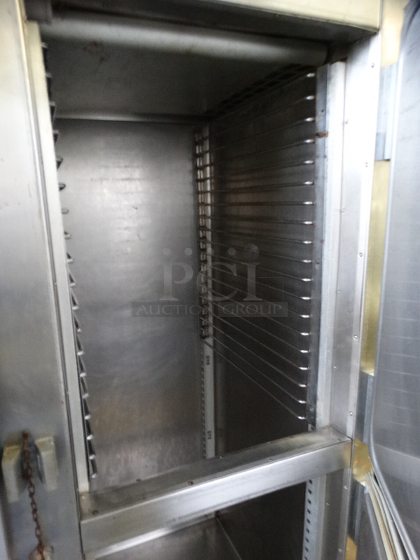 WOW! Traulsen Model RLT2-32NUT Stainless Steel Commercial 4 Half Size Door Reach In Freezer. 115/208 Volts, 1 Phase. Cannot Test - Unit Was Previously Hardwired - Image 4 of 10