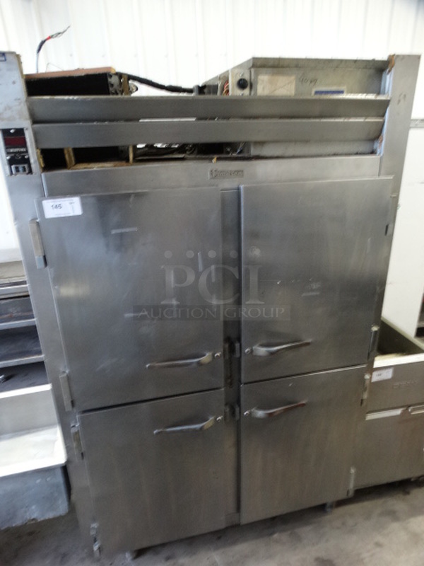 WOW! Traulsen Model RLT2-32NUT Stainless Steel Commercial 4 Half Size Door Reach In Freezer. 115/208 Volts, 1 Phase. Cannot Test - Unit Was Previously Hardwired - Image 9 of 10