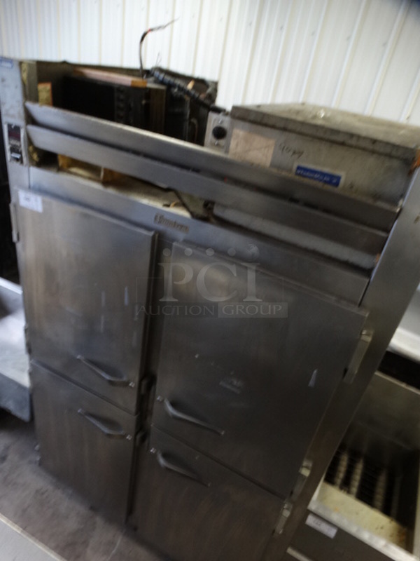 WOW! Traulsen Model RLT2-32NUT Stainless Steel Commercial 4 Half Size Door Reach In Freezer. 115/208 Volts, 1 Phase. Cannot Test - Unit Was Previously Hardwired - Image 10 of 10