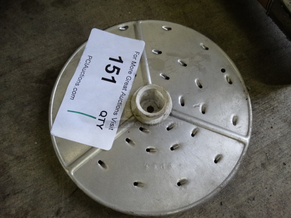Metal Commercial Grating Blade for Food Processor. 7x7x2 - Image 2 of 4