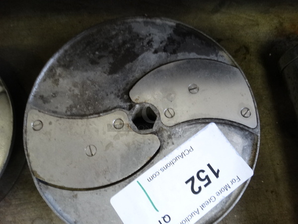 Metal Commercial S Slicing Blade for Food Processor. 7.5x7.5x2 - Image 2 of 5