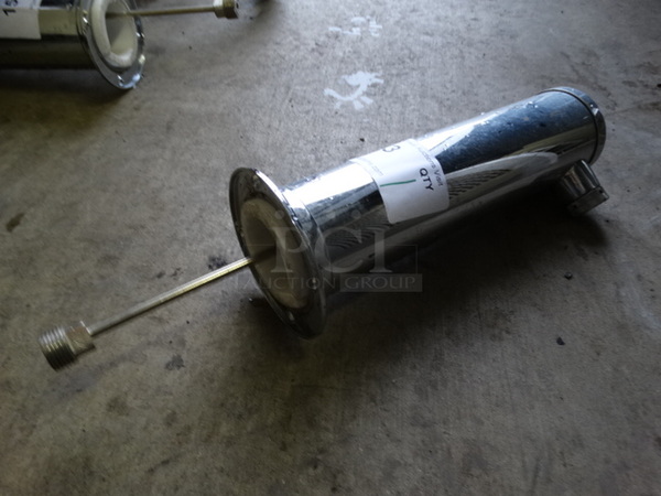 Stainless Steel Single Tap Beer Tower. 4.5x8x17 - Image 1 of 3