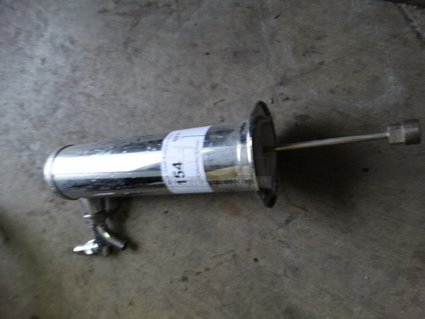Stainless Steel Single Tap Beer Tower. 4.5x8x17 - Image 3 of 4