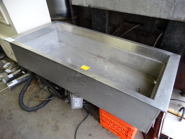 NICE! Hatco Model CWB-4 Stainless Steel Commercial Cold Pan Drop In. 120 Volts, 1 Phase. 58x27x27. Tested and Working!