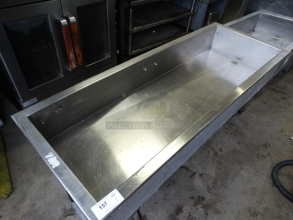 NICE! Stainless Steel Commercial Cold Pan Drop In. 120 Volts, 1 Phase. 69x26x30. Tested and Working! - Image 2 of 7