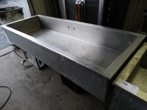 NICE! Stainless Steel Commercial Cold Pan Drop In. 120 Volts, 1 Phase. 69x26x30. Tested and Working! - Image 5 of 7