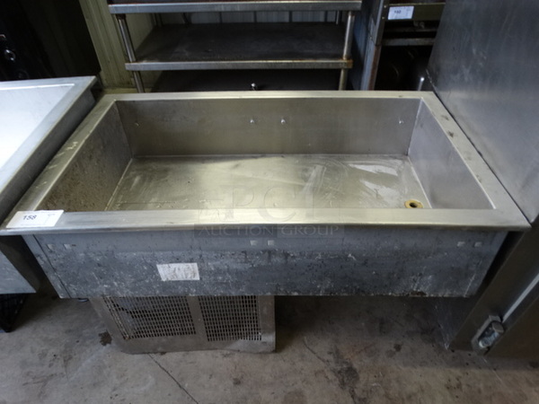 NICE! Stainless Steel Commercial Cold Pan Drop In. 120 Volts, 1 Phase. 43x26x29. Tested and Working!